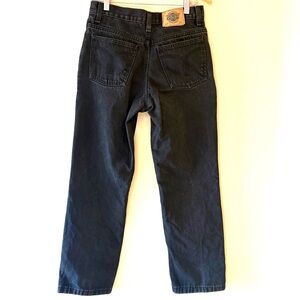 Classic GWG Vintage Black Relaxed Fit Jeans for Men, Sz 27